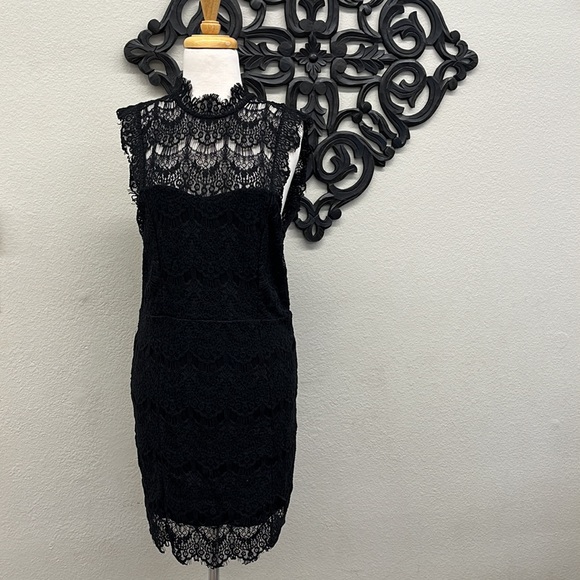 Free People Daydream Lace Open Back Mini Dress - Picture 6 of 15